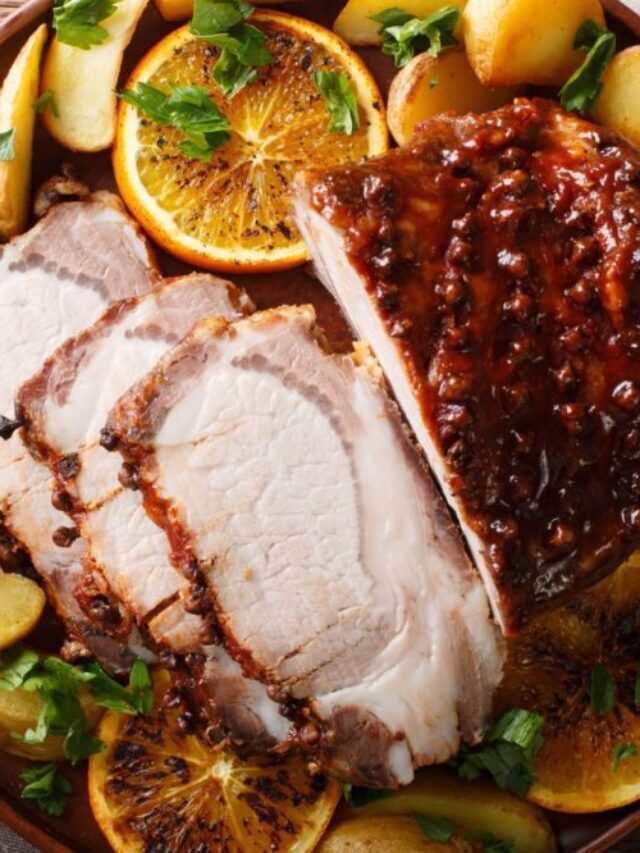 Delicious Brown Sugar Dijon Glazed Pork Loin
