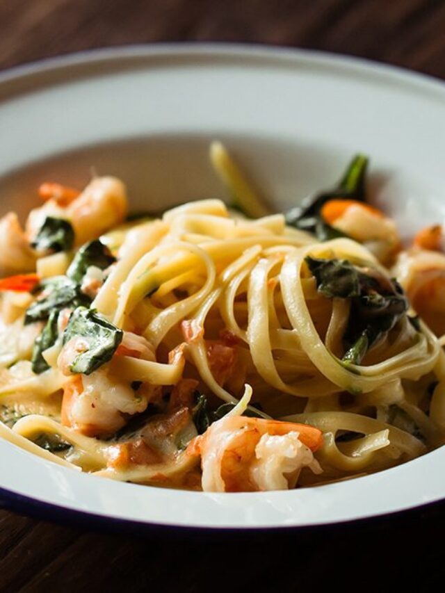 Creamy Cajun Shrimp Pasta with Sausage: