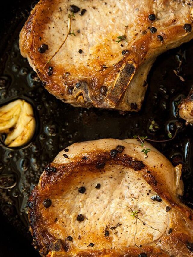 Delicious Pan Seared Pork Chops