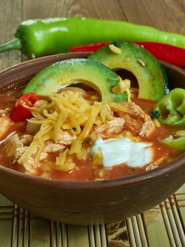 Mexican Slow Cooker Fiesta Chicken Soup, not only gluten free and dairy free
