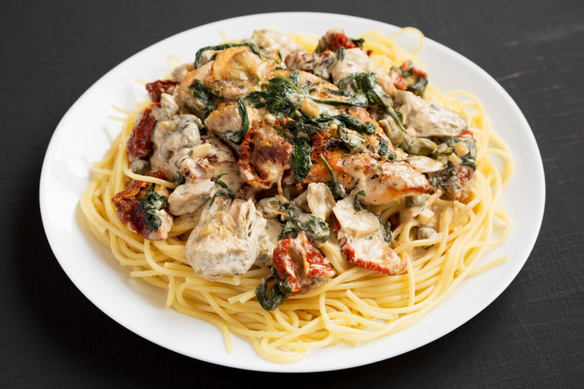 Easy Tuscan Chicken Pasta | Recipe Cart | Recipe Cart