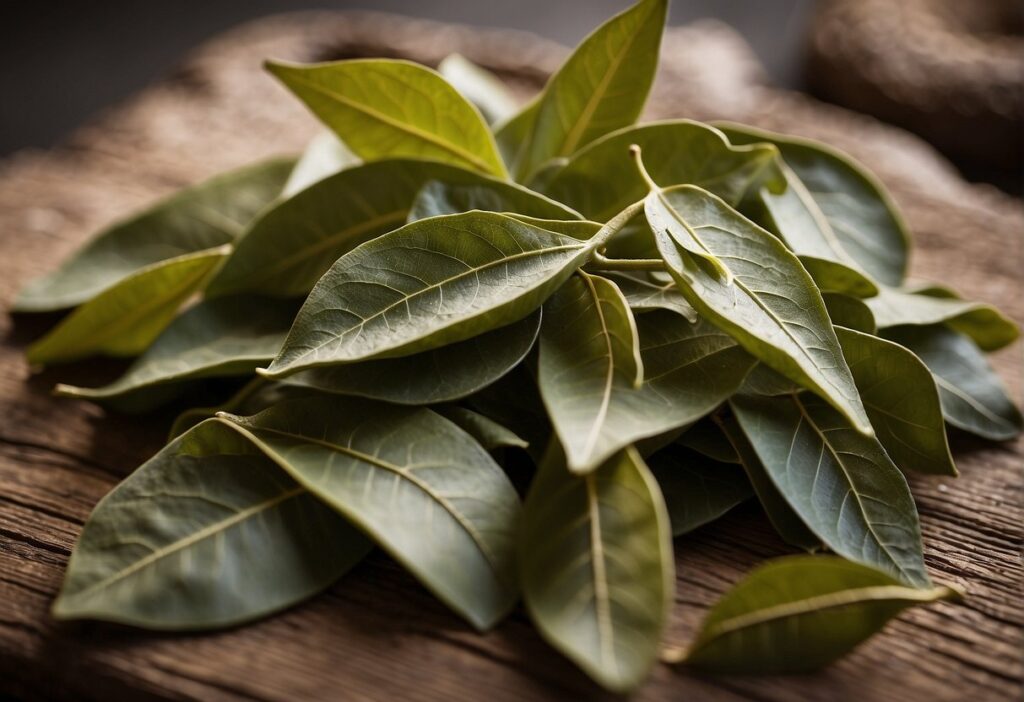 Bay leaves are carefully harvested and stored in a sustainable manner. They are used in traditional Mexican cuisine, emphasizing conservation and sustainable practices