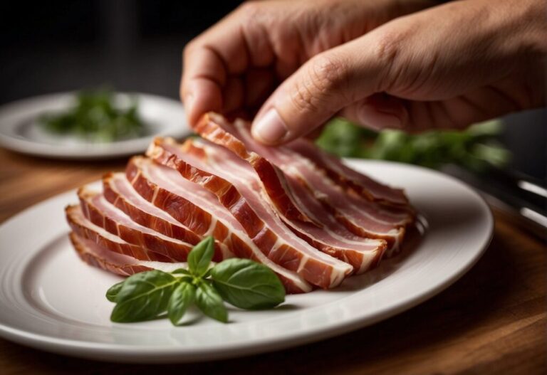 Slicing Pancetta for Enhanced Flavor and Texture - The Kitchen Community